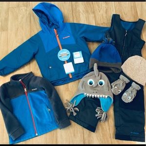 Columbia 4T Jacket and Bibs Snow Lot